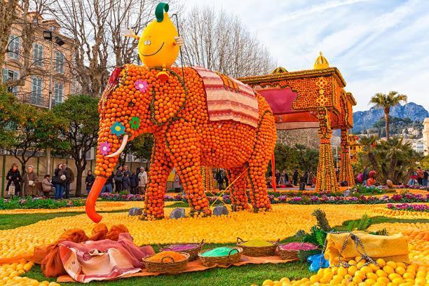 Cas'Azur Lägenhet Menton Exteriör bild